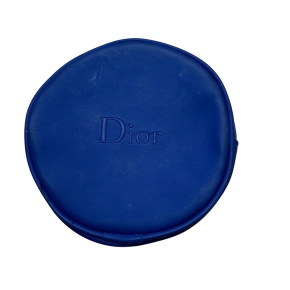 Dior Beauté Handbags - DIOR Beauté Cosmectic Bag‎ pouch case round 5' Round colbolt blue